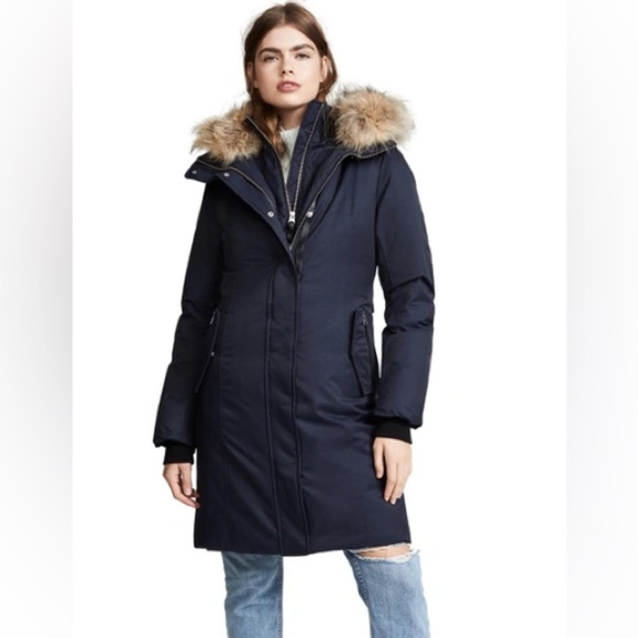 Mackage Kerry Down Parka in Navy - Picture 14 of 16